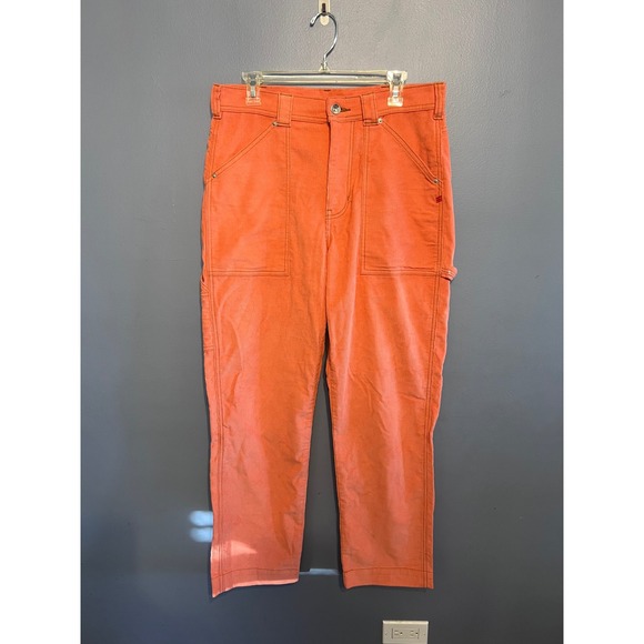 BDG Pants - Urban Outfitters BDG Corduroy Carpenter Pants Coral Size 32 Grunge 90s Style
